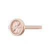 NOLYN Deoksugung Series Tile Flip Ring White mother-of-Pearl Light Luxury versatile Design style Versatile ring details Picture
